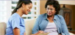 woman with medical personell