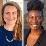 Photo of Whitney Griggs on the left and Knetta Adkins on the right